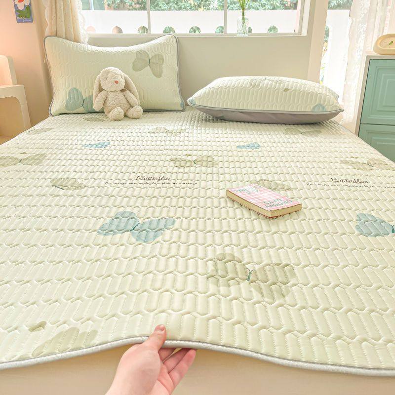 乳胶凉席三件套凉感冰丝席子可机洗夏季学生宿舍单人空调席夏,婴童用品,婴童凉席系列,淘宝优惠券,粉丝福利购,淘宝优惠卷