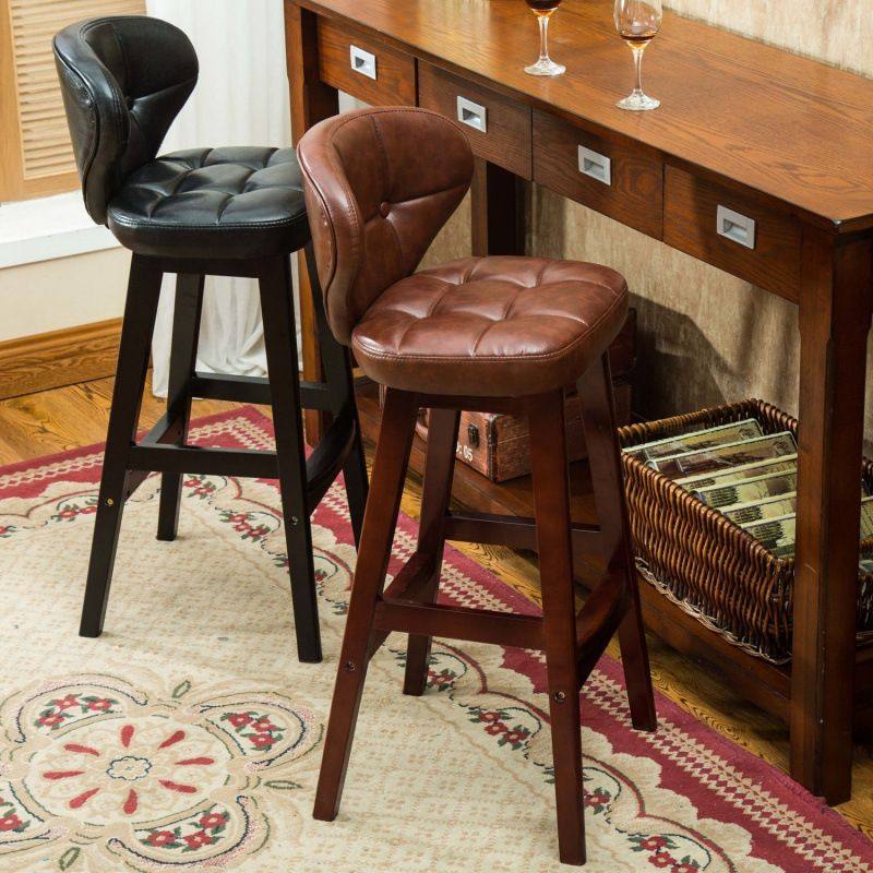 吧台椅家用高脚凳椅子吧凳实木轻奢酒吧桌椅简约高凳子吧一件,商业/办公家具,酒吧椅,淘宝优惠券,粉丝福利购,淘宝优惠卷