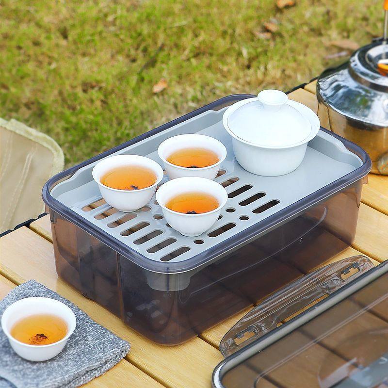 户外旅行茶具套装便携式快客杯露营旅游功夫收纳盒车载泡茶壶,户外/登山/野营/旅行用品,野餐餐具,淘宝优惠券,粉丝福利购,淘宝优惠卷