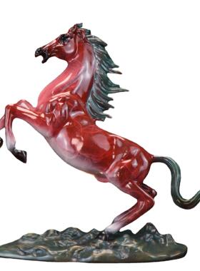 马到成功铜奔马跃马立马成功高档生肖马摆件开业礼品