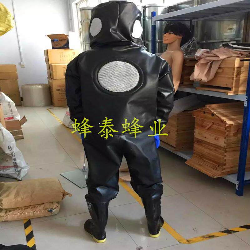 马蜂服加厚防马蜂衣捉胡蜂衣服连体防蜂衣蜂帽全套透气型散热