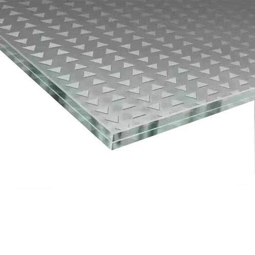 防滑玻璃钢化夹胶八字纹小圆点地板楼梯踏步走廊栈道专用防滑升级