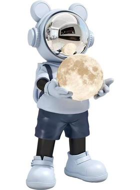 轻奢宇航员音箱大型落地树脂摆件家居客厅电视柜乔迁装饰儿童礼物