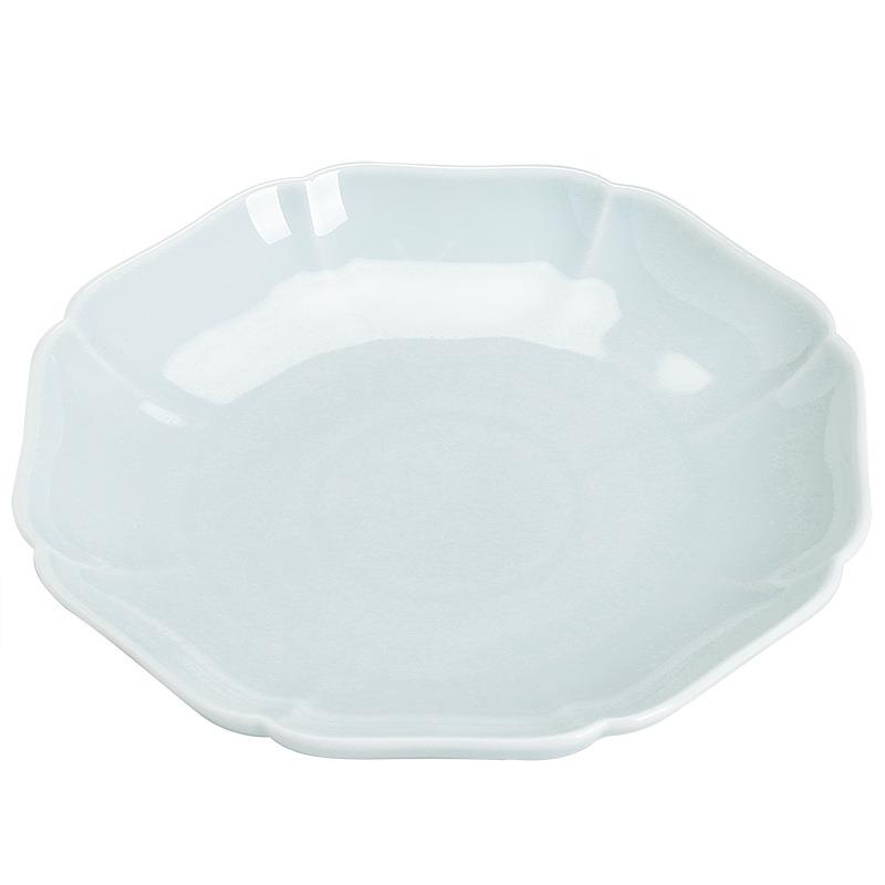 创意陶瓷餐盘盘面盘果大号中VTY点式圆形平盘浅盘茶盘水logo