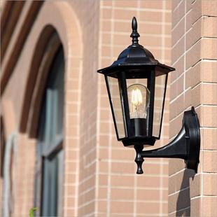 欧式美式防水防锈壁灯花园别墅客厅阳台门口走廊围墙铝材户外壁灯