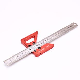 GD725木工中心画线尺圆心划线器直角尺角度尺量具测量辅具