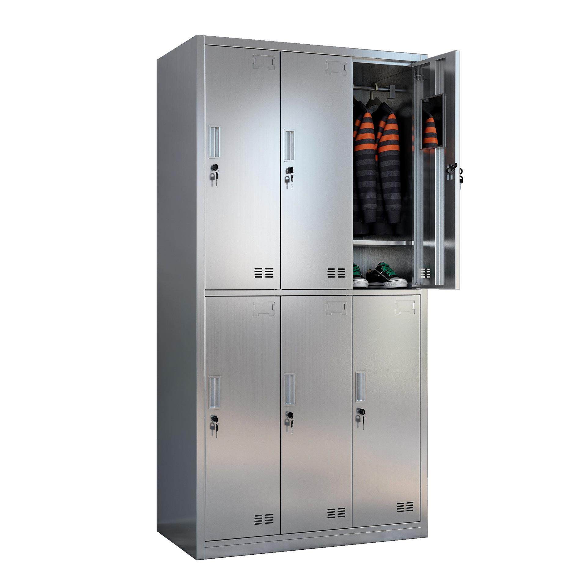 304不锈钢更衣柜工厂员工宿舍食品厂无尘净化车间浴室带锁储物柜,商业/办公家具,办公储物柜,淘宝优惠券,粉丝福利购,淘宝优惠卷