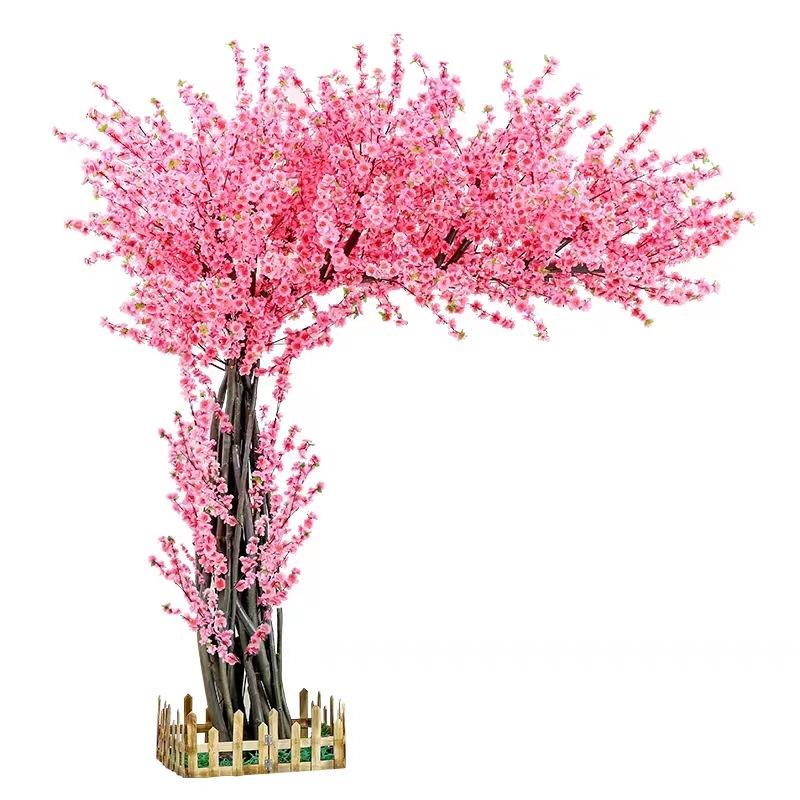 仿真桃花树假桃树大型植物仿真樱花树仿真梅花树许愿树桃花装饰
