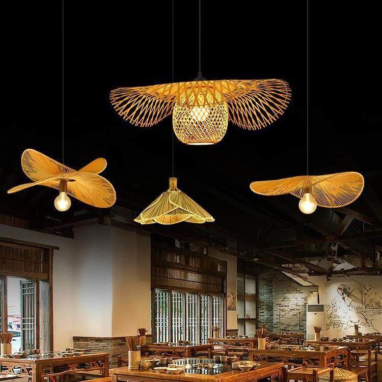 吊灯藤编吊灯民宿藤艺灯具餐厅灯竹编吊灯竹艺灯麻绳吊灯,家装灯饰光源,智能吊灯,淘宝优惠券,粉丝福利购,淘宝优惠卷