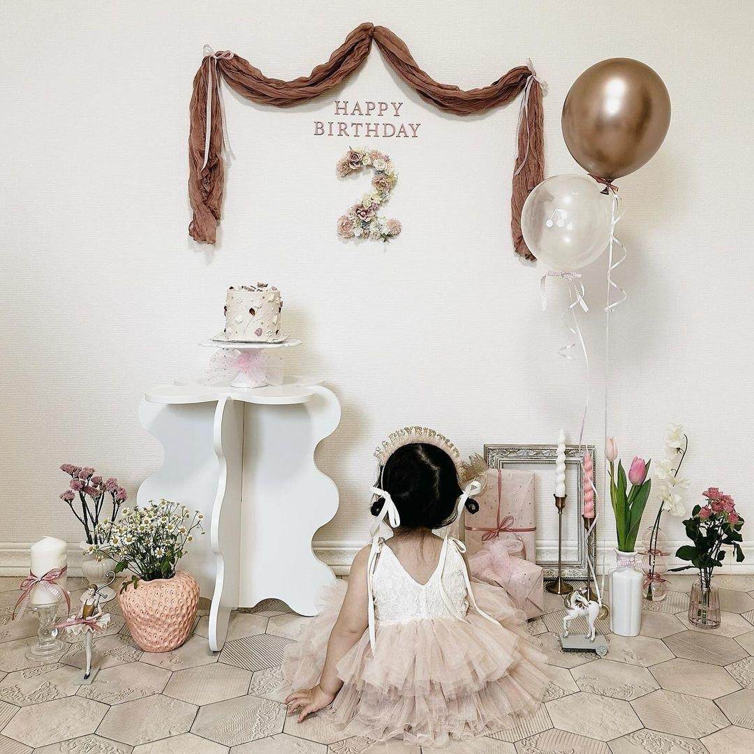 嫩粉公主色系周岁生日数字牌派对拍照道具立体花朵纪念日背景装饰,家居饰品,餐桌花艺,淘宝优惠券,粉丝福利购,淘宝优惠卷
