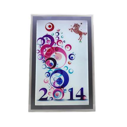 超薄LED发光点餐牌展示价目表亚克力广告灯牌单面磁吸水晶灯箱