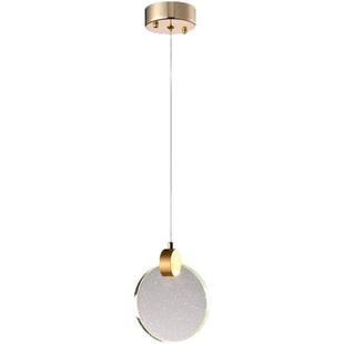 新款 水晶吊灯床头轻奢客厅温馨卧室房间现代小长吊线吧台网红灯具