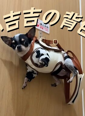 【小吉吉の背包】宠物肩包可牵引透气猫狗通用宠物便携手提单背包