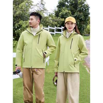 日本品质三合一冲锋衣男款冬季户外羽绒两件套加厚可拆卸内胆定制