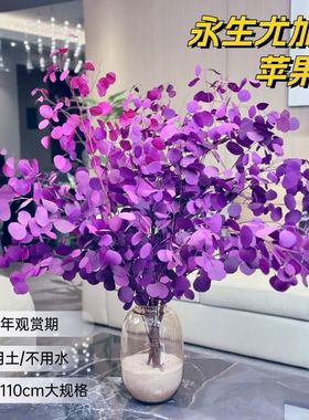 2025新款永生花精致绣球干花装饰家居手工花束咖啡馆酒吧艺术摆设
