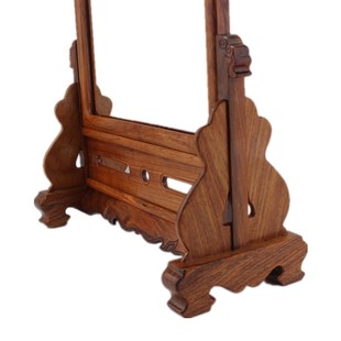 镜框榫卯结构g红木台屏画框像框空框20寸插屏实木屏风木雕台屏框