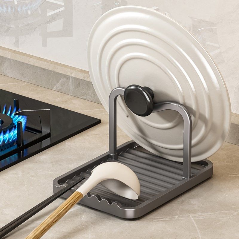 厨房锅铲架托台面太空铝多功能汤勺筷子铲子N垫托锅盖架坐式置物,厨房/烹饪用具,锅盖架/锅盖收纳垫,淘宝优惠券,粉丝福利购,淘宝优惠卷