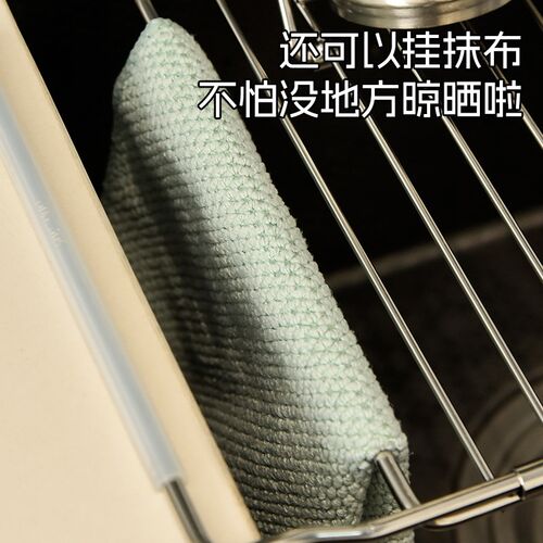 304不锈e钢水槽沥水架伸缩厨房洗碗水池晾碗碟餐具窄边滤水置物架