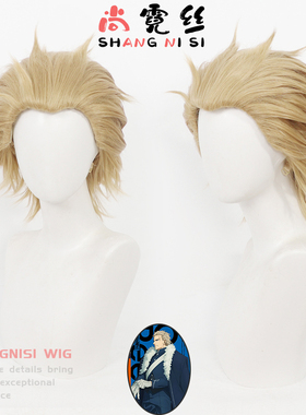 尚霓丝Fate Strange Fake 奥兰多.里维cos假发大背头玫瑰网美人尖