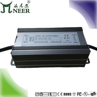 12VLED驱动100W低压投光灯工矿灯太阳能路灯32V3Aled升压电源