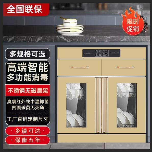 商用嵌入式消毒柜立式酒店食堂消毒碗柜多功能烘干规格可定制尺寸