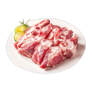 红衣君黑猪软骨10/4斤农家土黑猪肉肋排边脆骨猪排骨脆骨边猪胸骨