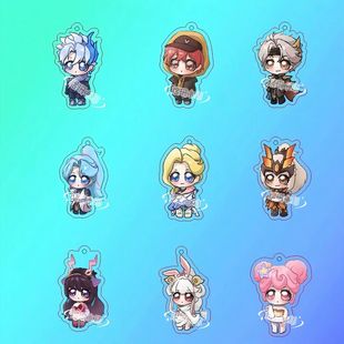 王者荣耀游戏周边Q版动漫英雄澜刘备东方曜瑶高颜值可爱包包挂饰