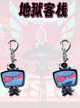 地狱客栈周边可爱沃右vox亚克力挂件钥匙扣学生书包挂饰送朋友礼