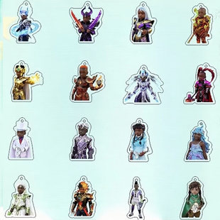 王者荣耀周边搞怪抽象非洲十二少表情英雄澜达摩西施可爱书包挂饰