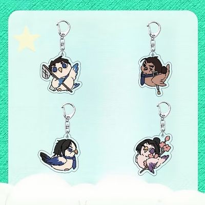 动漫名侦探柯南独眼的残像周边小鸟长野三人组高颜值精美包包挂饰