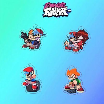 周五夜放克FRDAYFUNKIN钥匙扣高颜值精美可爱学生书包挂饰礼物