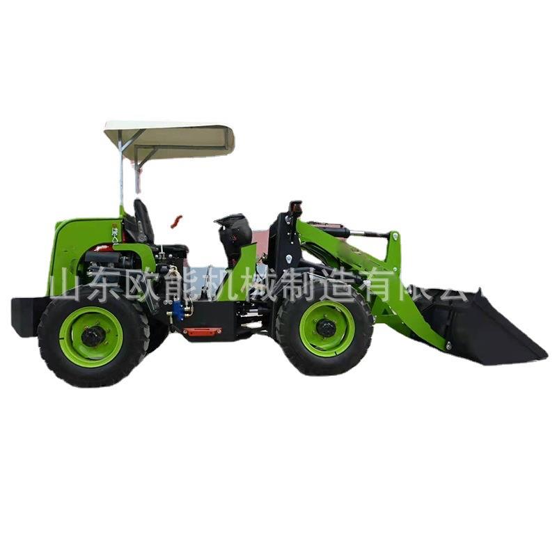 建筑工程柴油小型推土装载机 液压四驱铲车养殖农用抓木机械装载