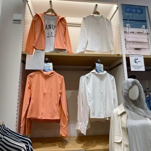 拉链连帽开衫防晒凉感修身外套