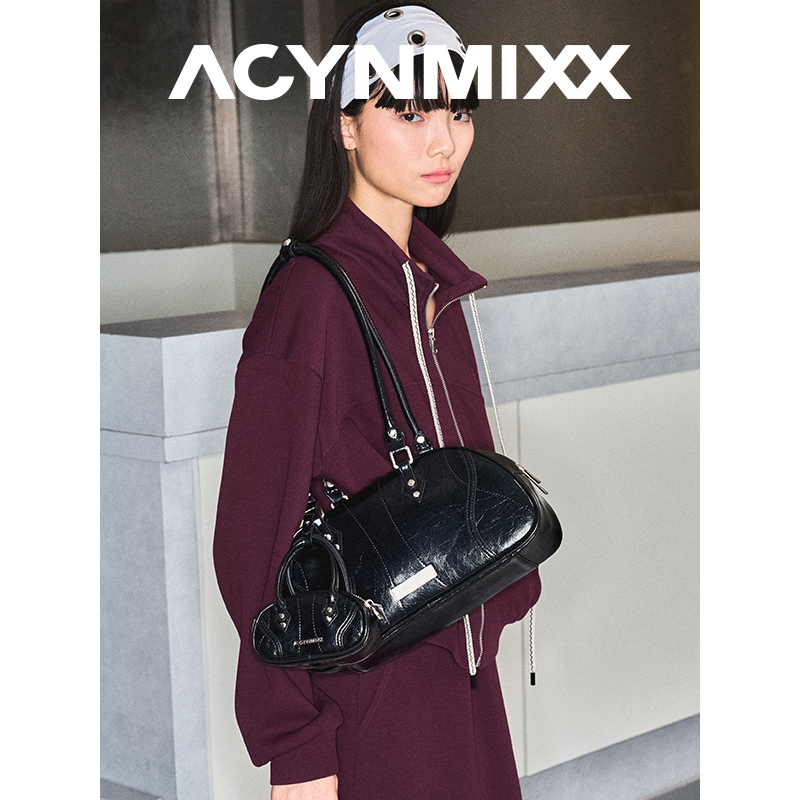 棕色波士顿子母保龄球包包