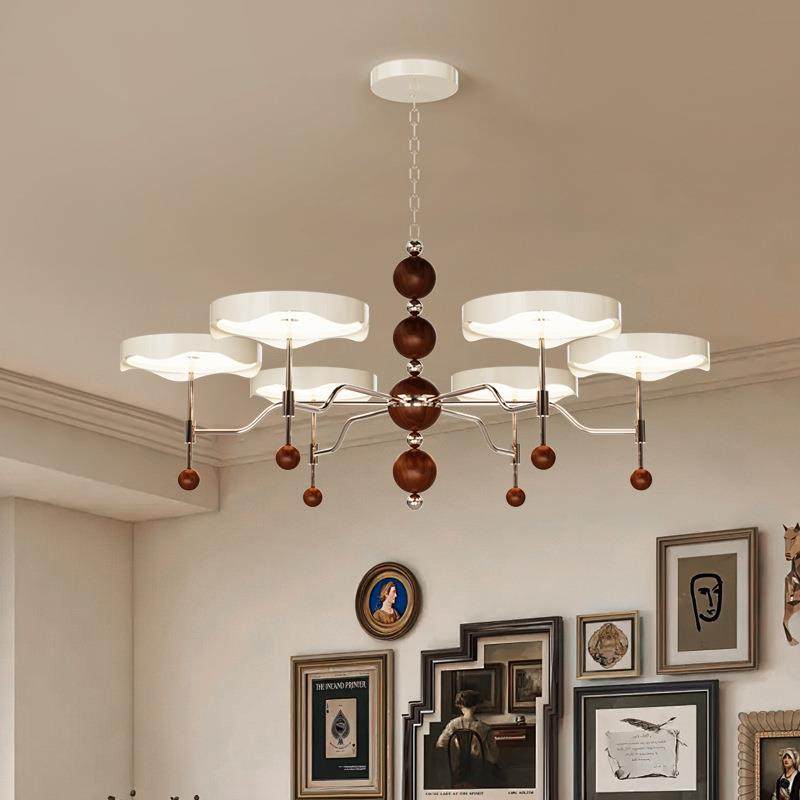 客厅吊灯家用大气复古创意简约中古奶油书房间餐厅卧室灯具轻奢风,电子元器件市场,其它元器件,淘宝优惠券,粉丝福利购,淘宝优惠卷