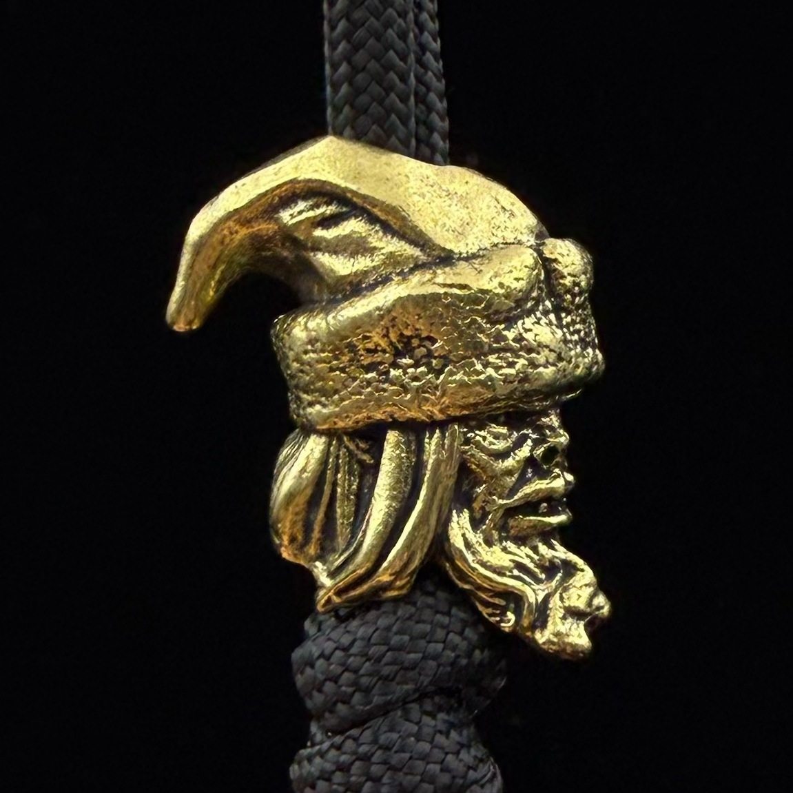 热销黄铜复古圣诞老人EDC刀坠