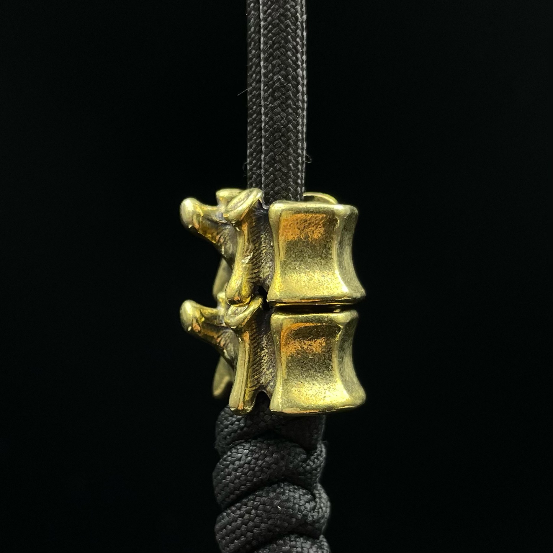 黄铜脊椎骨挂饰挂件金属工艺品刀