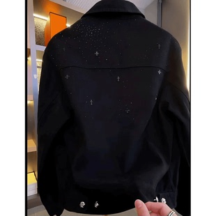 牛仔夹克短款 高定版 银河系列满天星男女同款 潮流 高定满天星