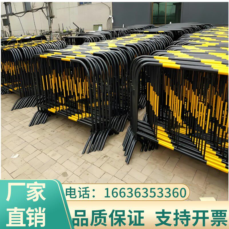速发山东铁马护栏移动工地道路施工安钢隔离防护栏临时不锈全围挡
