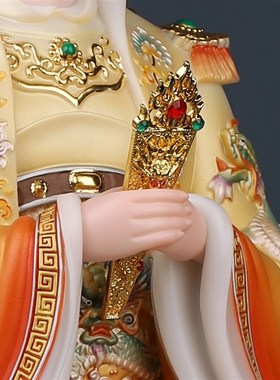 速发汉白玉妈祖雕像摆件天后娘娘海神妈祖神像天妃宫天上圣母家用