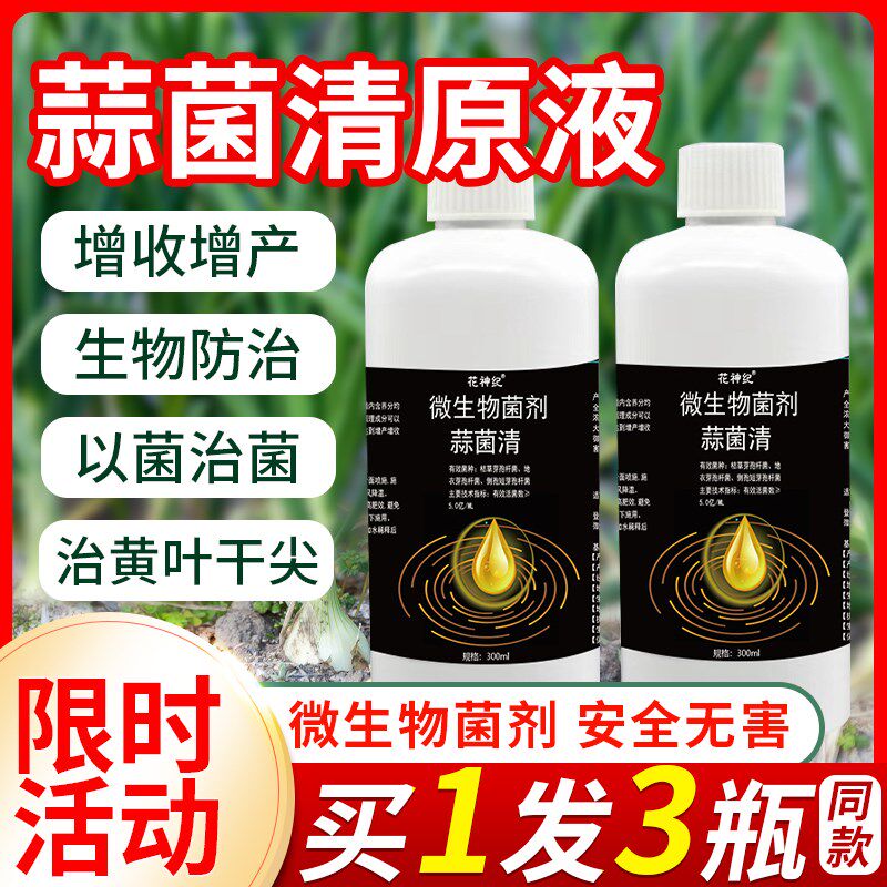 速发蒜菌清原液蒜生物菌剂葱农蒜一扫净大微专用拌种剂防病防虫姜