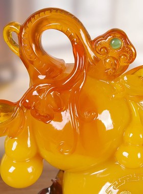 速发招财葫芦金蟾摆件家居客厅装饰品前台收银台摆设朋友乔迁开业