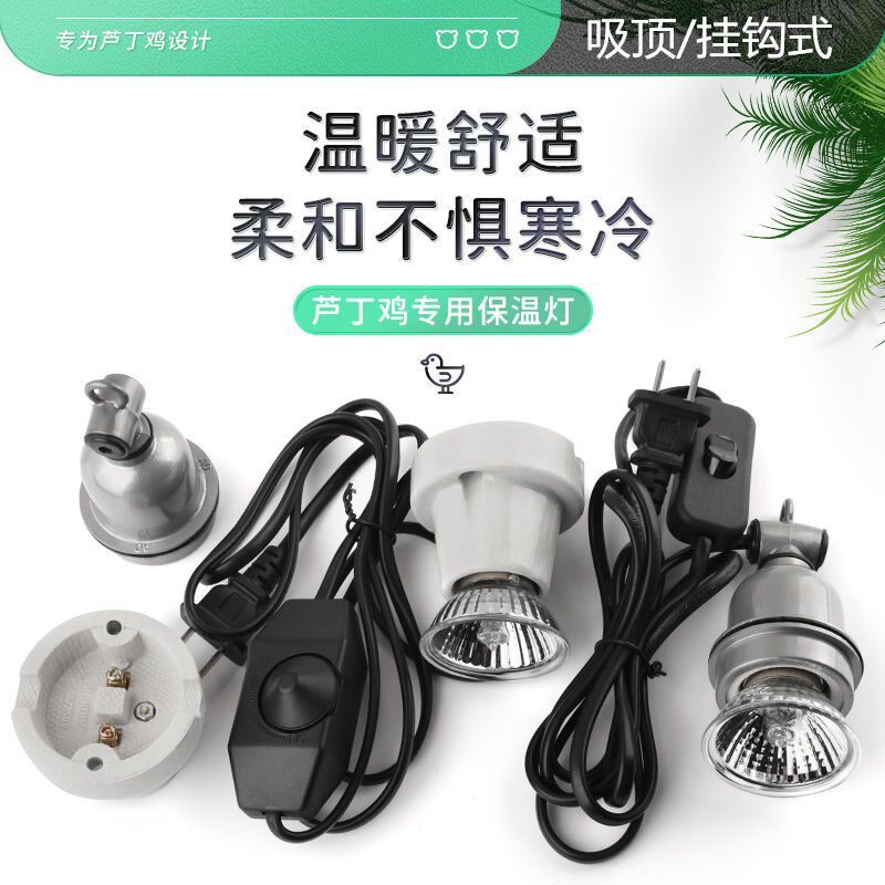 速发芦丁鸡保温灯鹌鹑取暖灯鸡鹦鹉育雏保加灯小鸡温热保温灯
