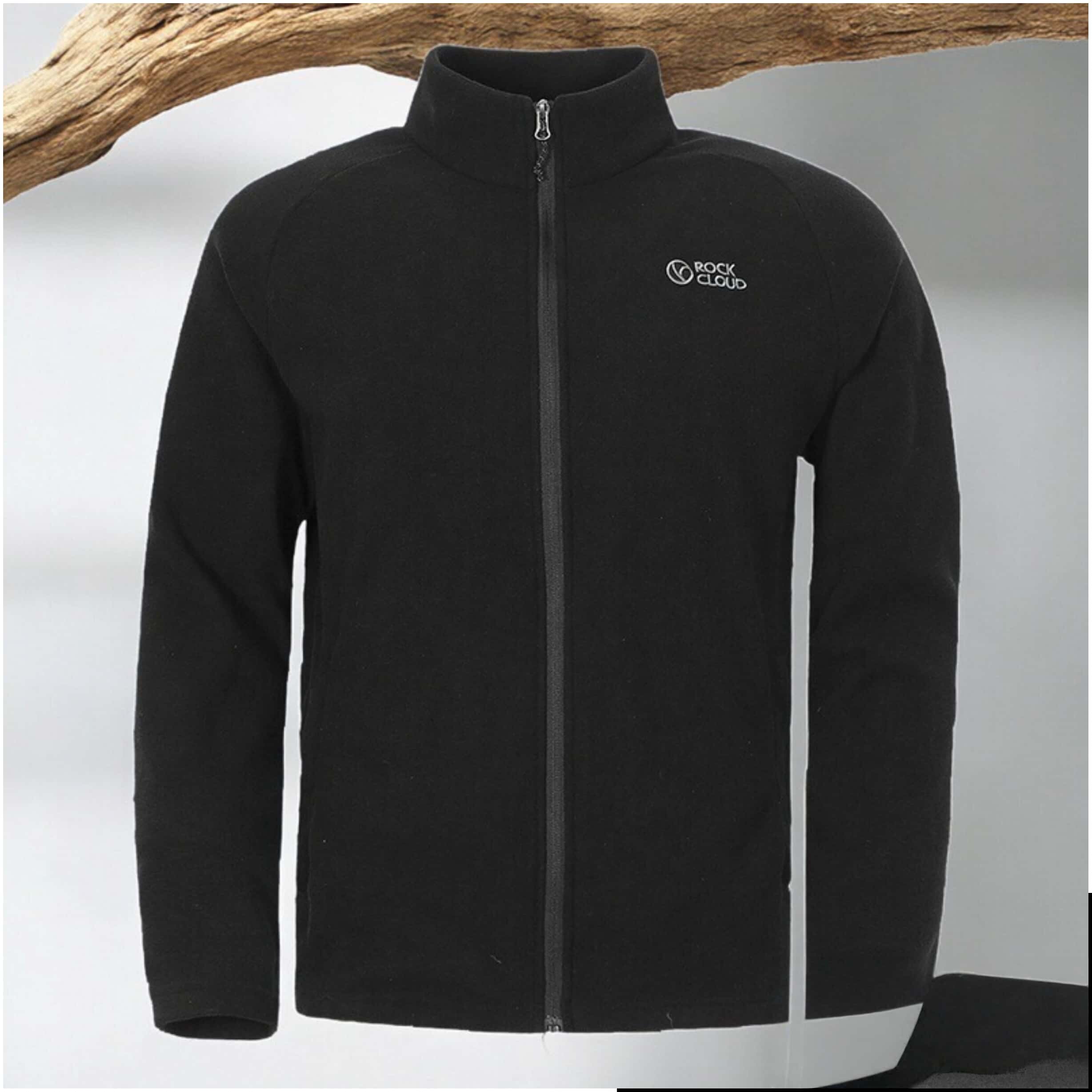 岩云户外休闲新款男士抓绒衣