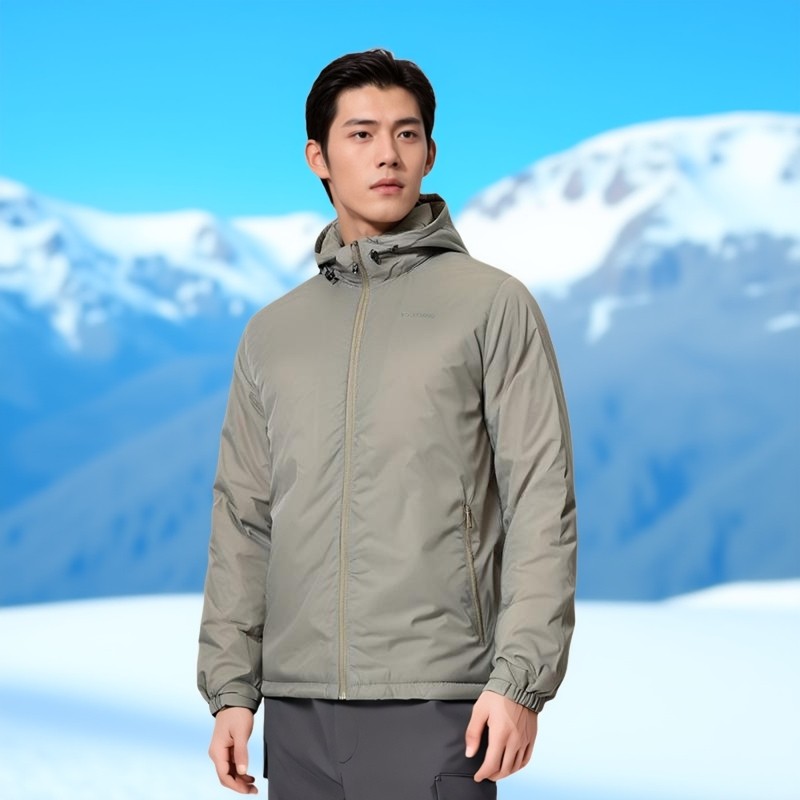 岩云秋冬新款男棉服运动轻便保暖防泼100%羊毛填充棉衣外套,户外/登山/野营/旅行用品,保暖棉衣,淘宝优惠券,粉丝福利购,淘宝优惠卷