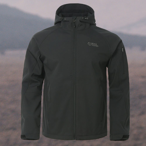 岩云秋冬加厚防风保暖男夹克