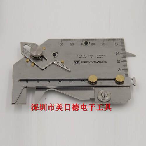 原装日本SK新泻精机熔接器WGU-8M焊接角度规角度尺测量工具焊脚尺