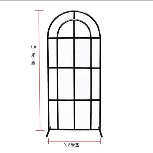 婚庆花铁艺拱JSM形背景田喜事风婚迎宾区布置花架门屏橱窗装礼饰