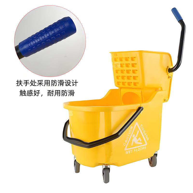 商用榨车32用L手压式拖把挤水车酒店清洁品家水用拖地桶厂家