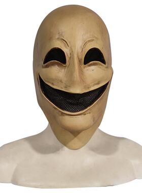 笑脸面具万圣节滑稽csp型lay无品牌/搞笑派对微笑星外人o造乳胶面